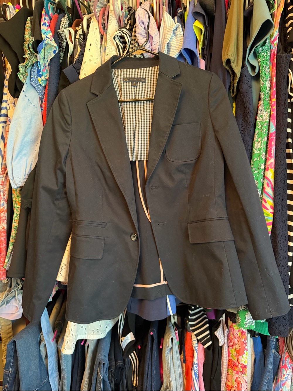 Brooks Brothers dark navy Women's Tailored Blazer school boy NWOT Size 8